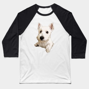 West Highland Terrier Puppy Dog Baseball T-Shirt